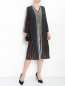 Трикотажное платье фактурной вязки с узором Marina Rinaldi  –  Модель Общий вид