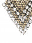 Брошь из металла декорированная кристаллами Ermanno Scervino  –  Деталь