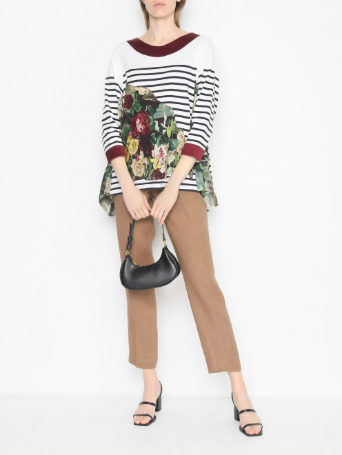 Брюки из льна с карманами Weekend Max Mara - МодельОбщийВид