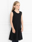 Трикотажное платье с бантиком Aletta Couture  –  Модель Верх-Низ