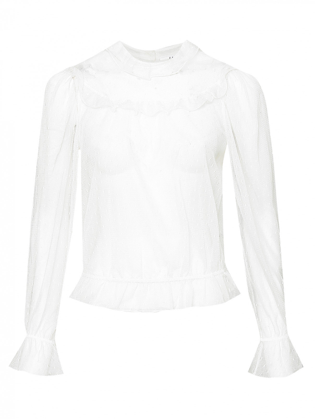 Блуза из сетки с рукавами-фонариками Blugirl  –  Общий вид