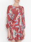 Платье из шелка с цветочным узором Max&Co  –  МодельВерхНиз