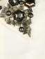 Блуза с воротом, декорированным стеклярусом и бусинами Alberta Ferretti  –  Деталь