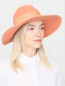 Шляпа из шерсти с широкими полями Federica Moretti  –  МодельОбщийВид