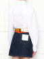 Рубашка из хлопка с накладным карманом Calvin Klein  –  МодельВерхНиз1