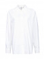 Блуза из хлопка с застежкой сзади TIBI  –  Общий вид