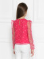 Блуза из сетки с вышивкой Elisabetta Franchi  –  МодельВерхНиз1