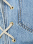 Джинсовая рубашка с карманами Nanushka  –  Деталь