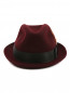 Шляпа из шерсти с контрастной вставкой Paul Smith  –  Обтравка1
