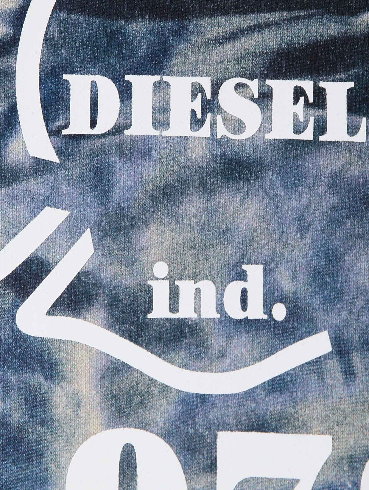 Толстовка с принтом и капюшоном Diesel  –  Деталь1  – Цвет:  Узор