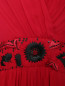 Платье макси из шелка с кружевом Carolina Herrera  –  Деталь1