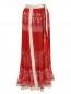 Плиссированная юбка-макси с цветочным узором Etro  –  Общий вид