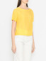 Блуза свободного кроя с короткими рукавами Max&Co  –  МодельВерхНиз