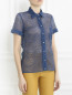Блуза из нейлона с перфорацией Jean Paul Gaultier  –  Модель Верх-Низ