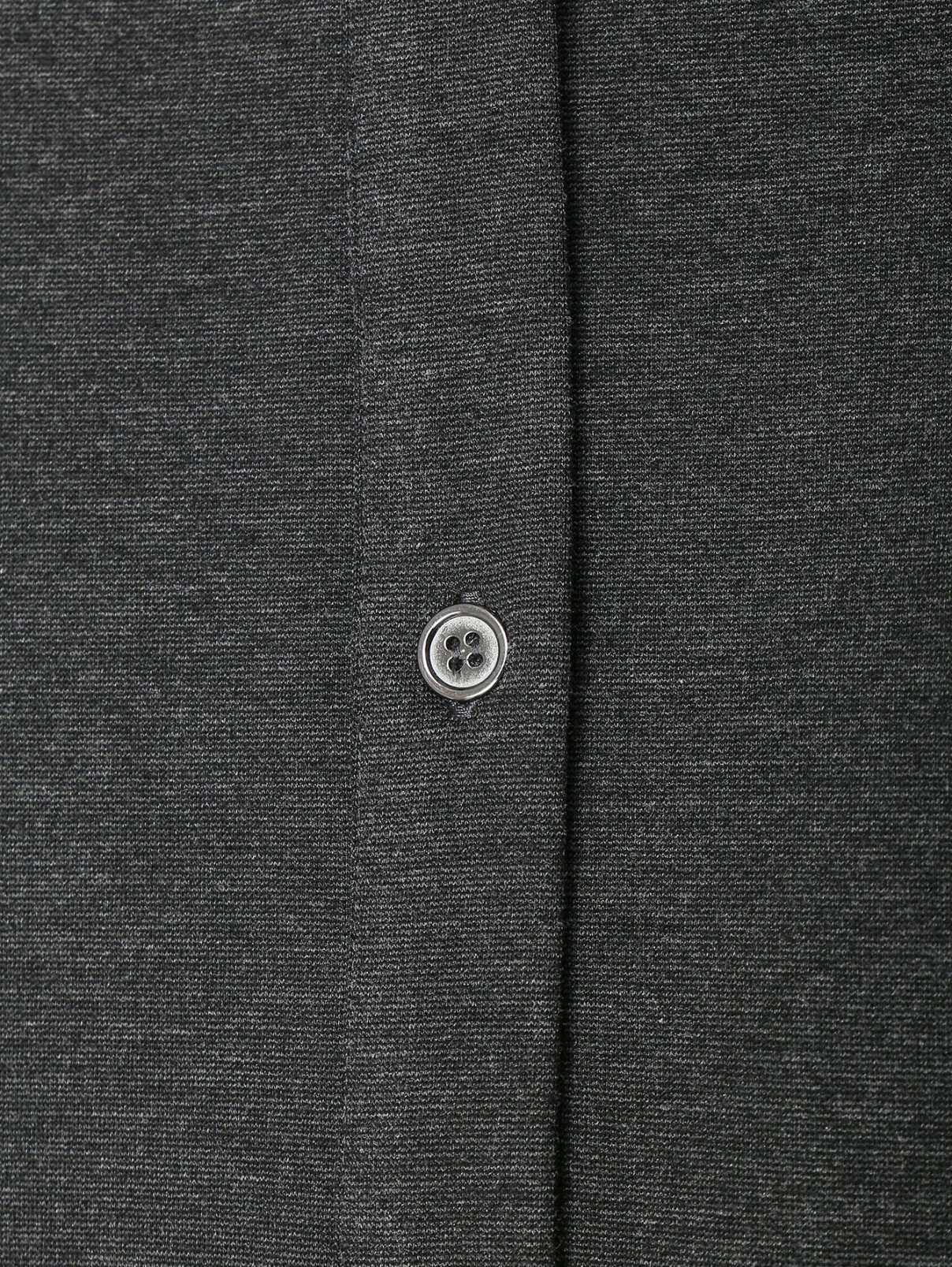 Рубашка из смешанной вискозы с декоративной отделкой Persona by Marina Rinaldi  –  Деталь  – Цвет:  Серый