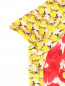 Укороченный жакет из хлопка, с цветочным узором Just Cavalli  –  Деталь