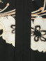 Платье свободного кроя из шелка с цветочным узором Etro  –  Деталь