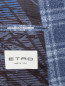 Пиджак однобортный из хлопка с узором "клетка" Etro  –  Деталь2