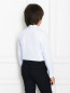 Рубашка из плотного хлопка с вышивкой Baby Dior  –  Модель Верх-Низ1