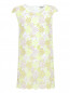 Платье из фактурной ткани с цветочным узором Ermanno Scervino Junior  –  Общий вид