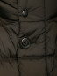Куртка пуховая на молнии с капюшоном Moncler  –  Деталь