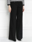 Широкие брюки из хлопка прямого кроя Barbara Bui  –  Модель Верх-Низ