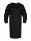 Платье из хлопка свободного кроя с боковыми карманами Jil Sander  –  Общий вид