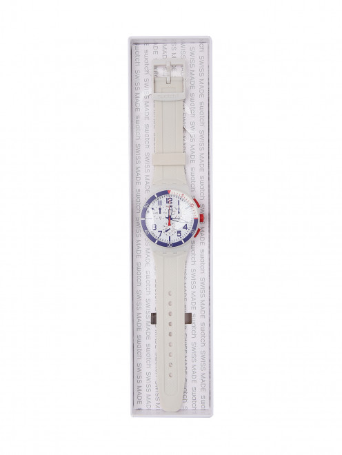 Часы кварцевые на браслете из силикона Swatch - Общий вид