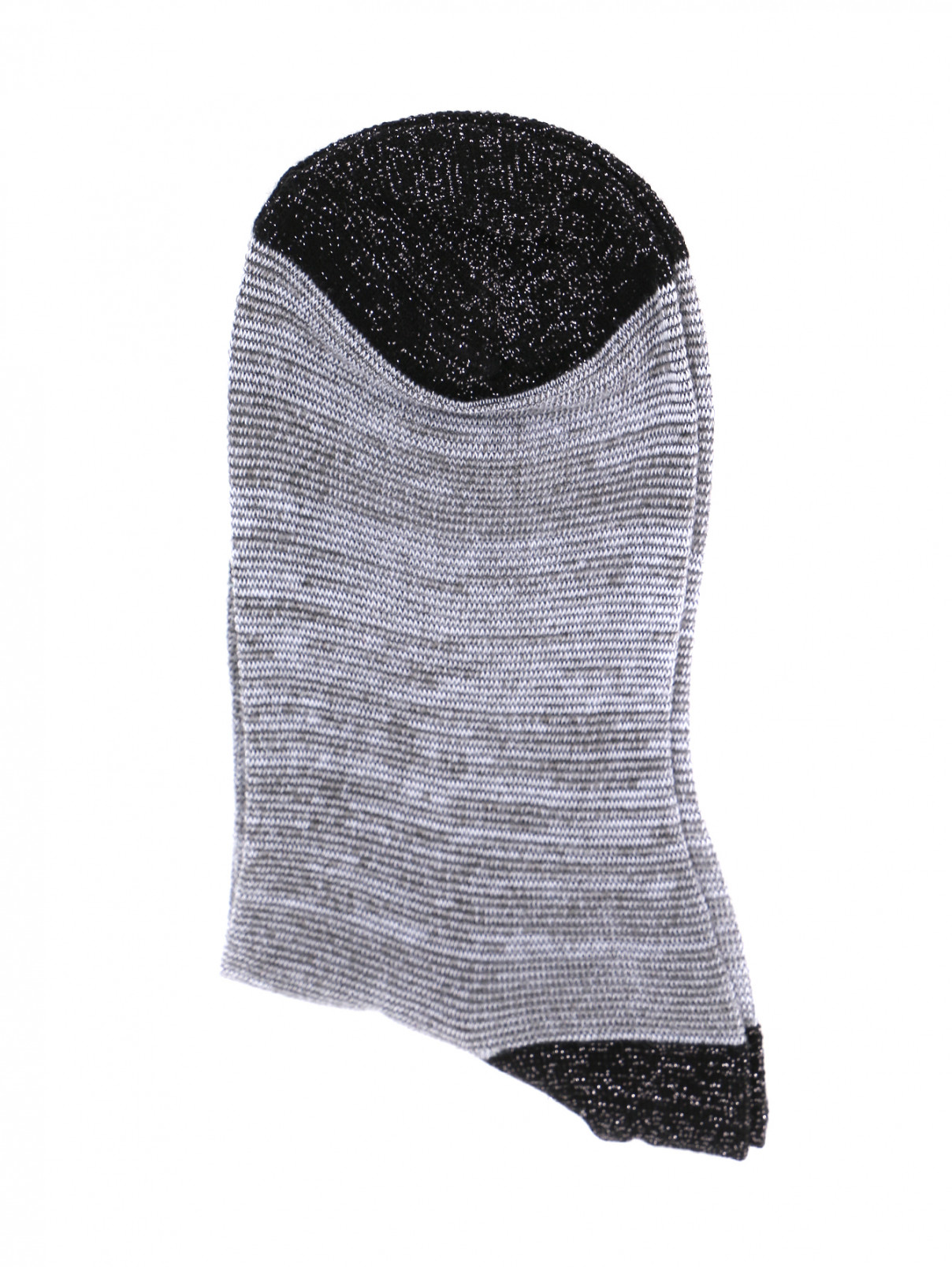 Носки из хлопка ALTO MILANO  –  Общий вид  – Цвет:  Серый