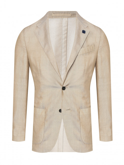 Пиджак на пуговицах с карманами LARDINI - Общий вид