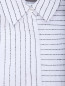 Рубашка из смешанного хлопка с узором полоска Lorena Antoniazzi  –  Деталь