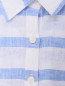 Блуза из льна с узором полоска Tommy Hilfiger  –  Деталь