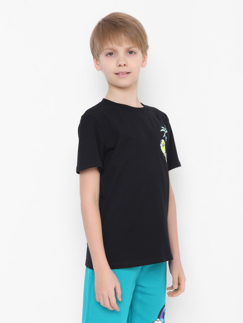 Трикотажная футболка с брелоком Barrow Kids - МодельВерхНиз