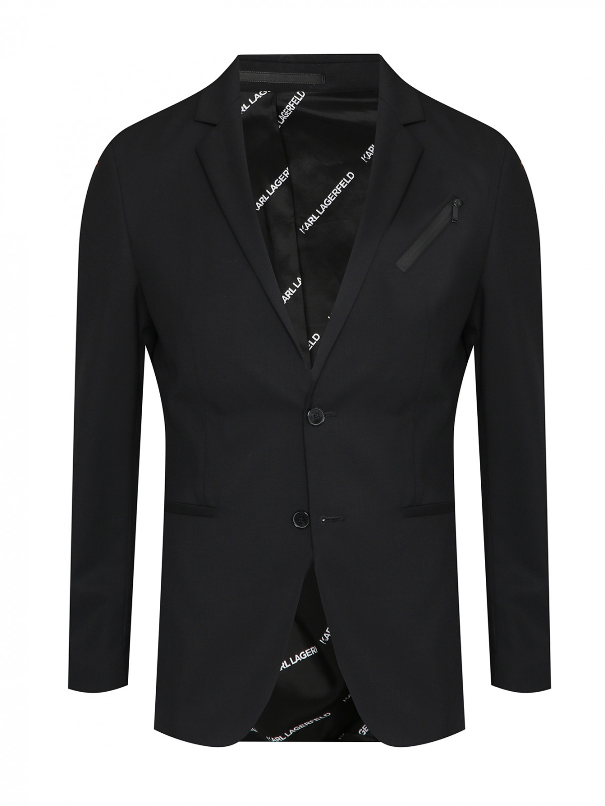 Пиджак однобортный на пуговицах Karl Lagerfeld  –  Общий вид