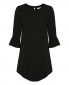 Маленькое черное платье с воланами на рукавах Merсi  –  Общий вид