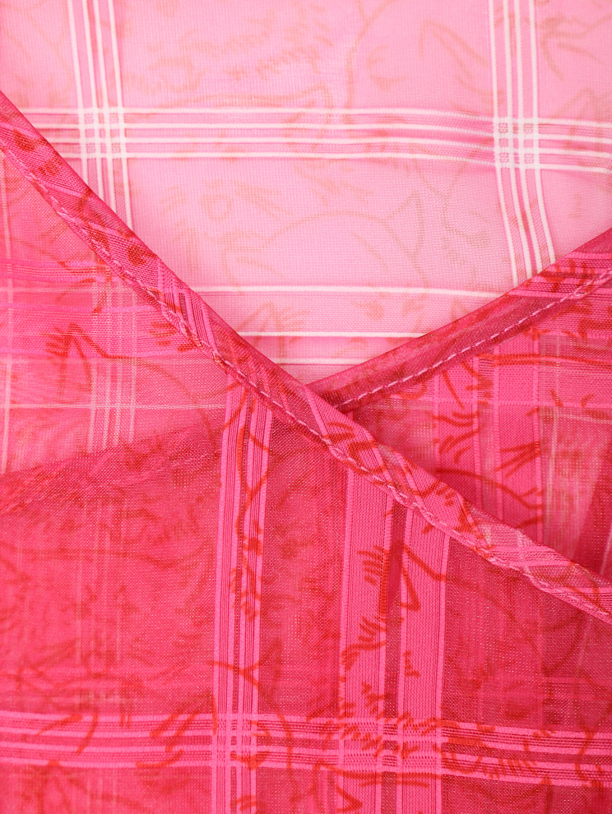 Платье-миди из органзы с узором Shrimps  –  Деталь  – Цвет:  Фиолетовый