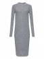 Платье-миди из кашемира шерсти и шелка Jil Sander  –  Общий вид