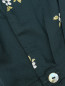 Блуза из вискозы с цветочным узором на пуговицах Q/S Designe by  –  Деталь