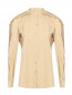 Блуза из хлопка декорированная кружевом Alberta Ferretti  –  Общий вид