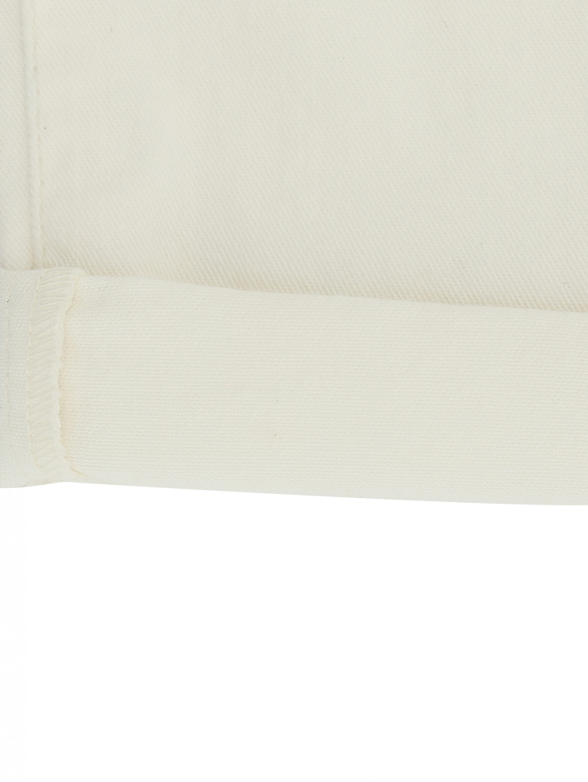 Джинсы зауженного кроя Gaultier Junior  –  Деталь2  – Цвет:  Белый