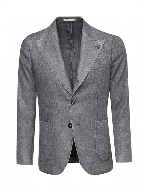 Пиджак из кашемира с накладными карманами Gabriele Pasini - Общий вид