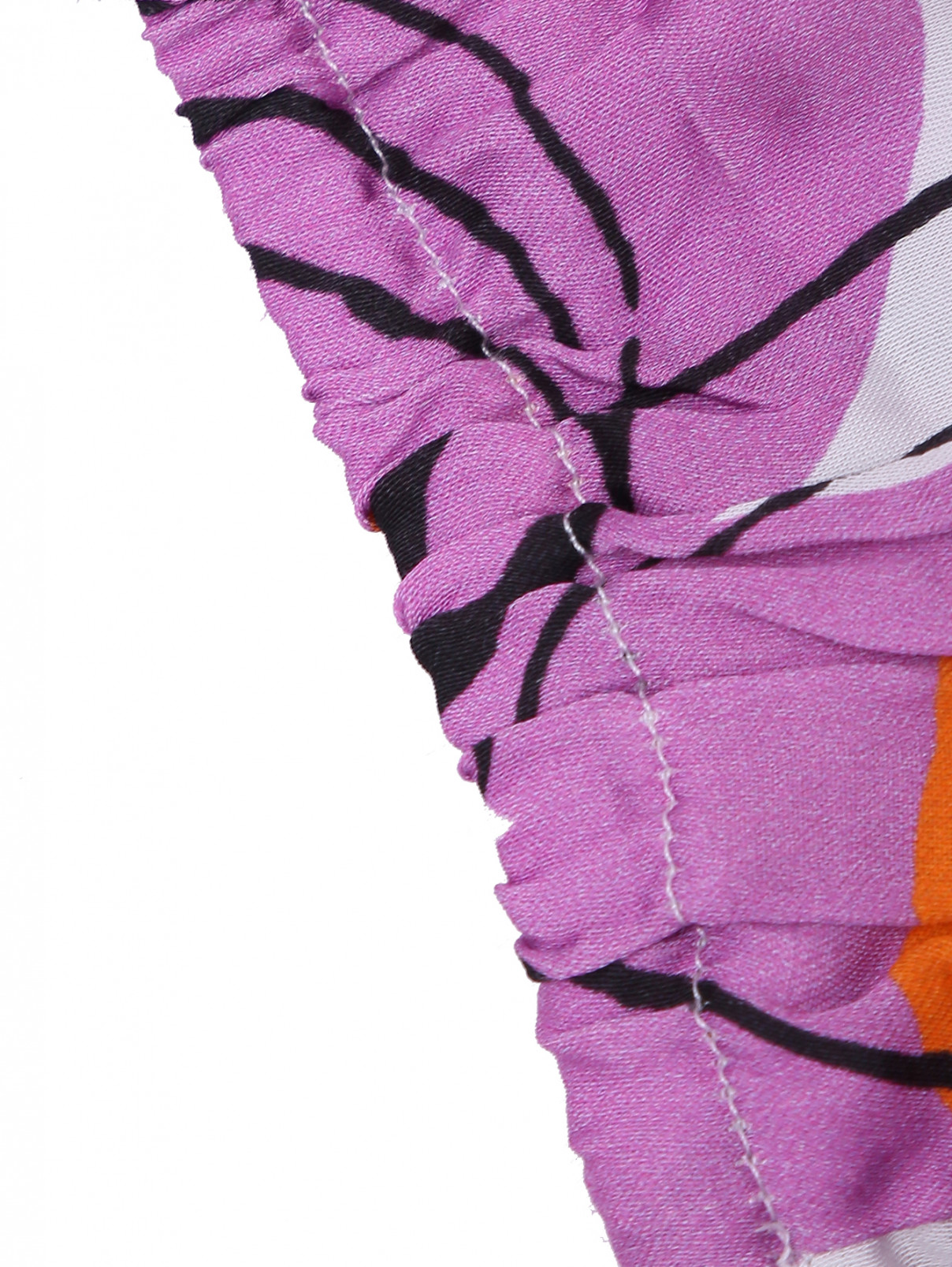 Блуза из вискозы с узором Marni  –  Деталь1  – Цвет:  Узор