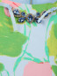 Платье из хлопка с цветочным узором и декором на вороте MiMiSol  –  Деталь