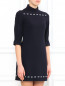 Платье-мини прямого кроя с контрастными вставками Moschino  –  Модель Верх-Низ