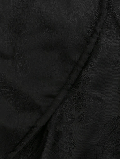 Двубортное пальто свободного кроя с узором - Деталь