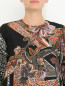 Жакет из шелка с принтом "пейсли" Etro  –  Модель Общий вид1