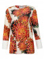 Блуза из шелка с цветочным узором Sportmax  –  Общий вид