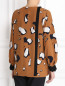 Блуза из шелка с абстрактным узором Sportmax  –  Модель Верх-Низ1