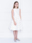Платье-миди с декором на юбке Aletta Couture  –  МодельВерхНиз