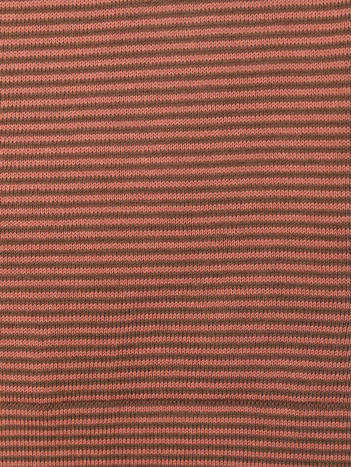 Футболка в тонкую полоску LARDINI  –  Деталь1  – Цвет:  Коричневый